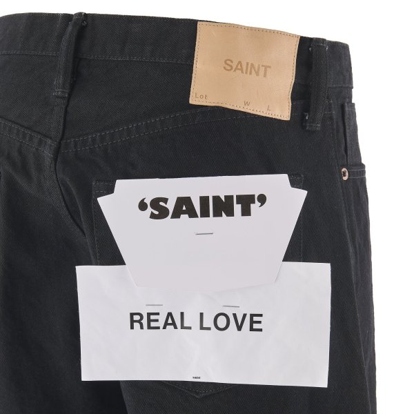 画像3: SAINT Mxxxxxx (BLACK DENIM PANTS_STRAIGHT) BLACK (3)