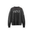 画像1: SAINT Mxxxxxx (LS T-SHIRT_SAINT 666) BLACK (1)