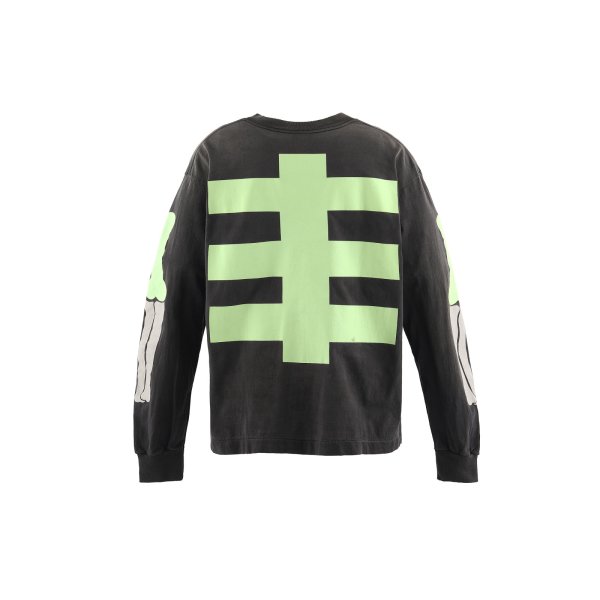 画像5: SAINT Mxxxxxx (BF_LS T-SHIRT_BONE) BLACK (5)