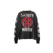 画像1: SAINT Mxxxxxx (BF_LS T-SHIRT_SAINTY HUNTER) BLACK (1)