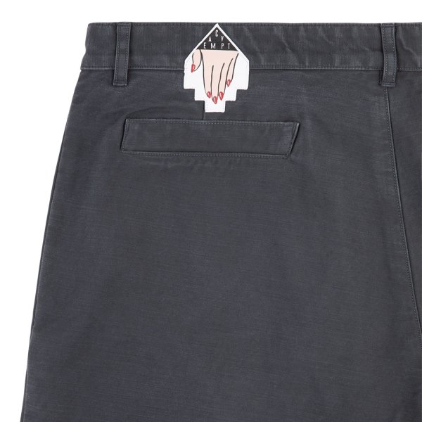 画像3: C.E (WASHED COTTON ONE TUCK PANTS) CHARCOAL (3)
