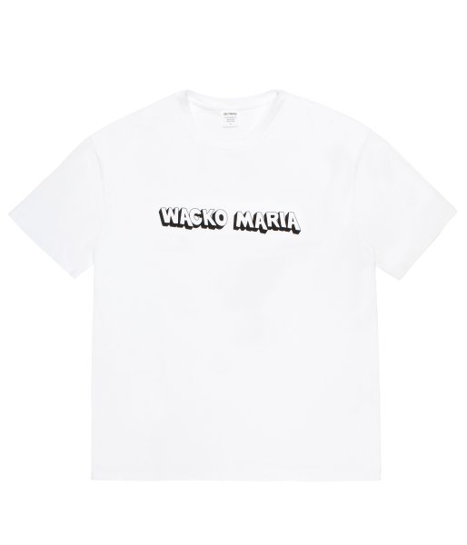 画像1: WACKO MARIA (WASHED HEAVY WEIGHT CREW NECK T-SHIRT TYPE-3) WHITE (1)