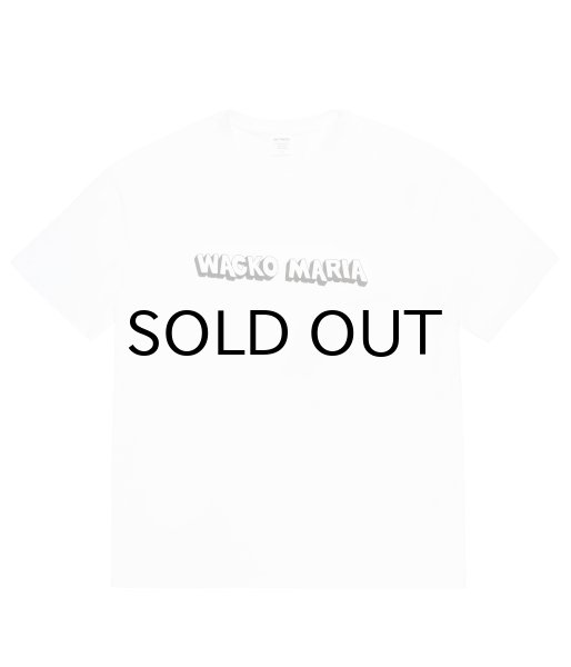 画像1: WACKO MARIA (WASHED HEAVY WEIGHT CREW NECK T-SHIRT TYPE-3) WHITE (1)
