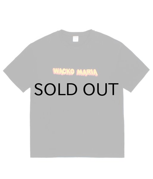 画像1: WACKO MARIA (WASHED HEAVY WEIGHT CREW NECK T-SHIRT TYPE-4) BLACK (1)