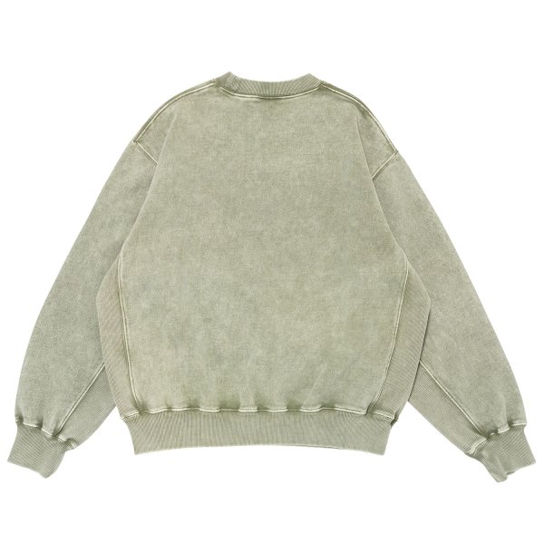 画像2: LQQK STUDIO (FLOWER POWER SWEAT) SAGE GREEN (2)