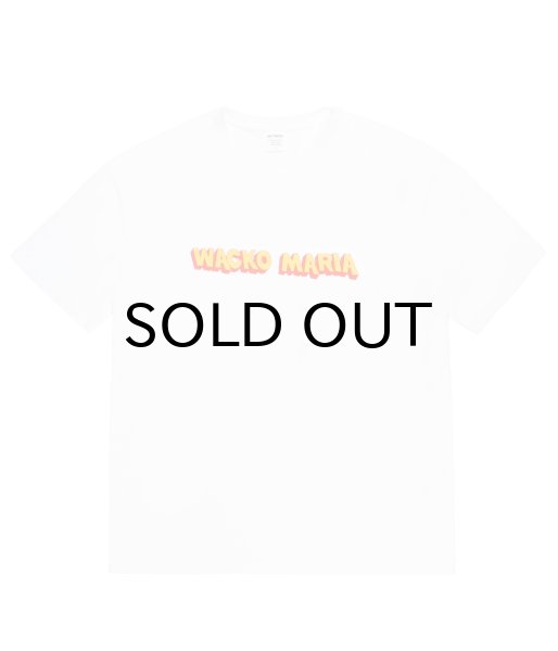 画像1: WACKO MARIA (WASHED HEAVY WEIGHT CREW NECK T-SHIRT TYPE-4) WHITE (1)