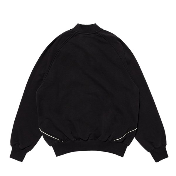 画像2: LQQK STUDIO (TEAM ZIP FLEECE SWEATSHIRT) BLACK (2)