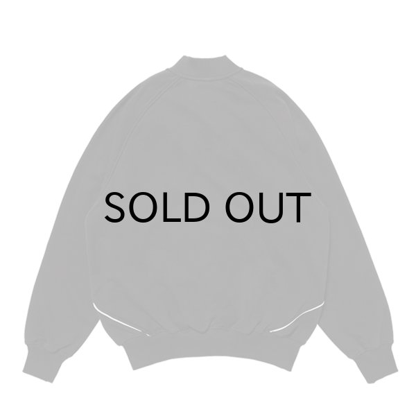 画像2: LQQK STUDIO (TEAM ZIP FLEECE SWEATSHIRT) BLACK (2)