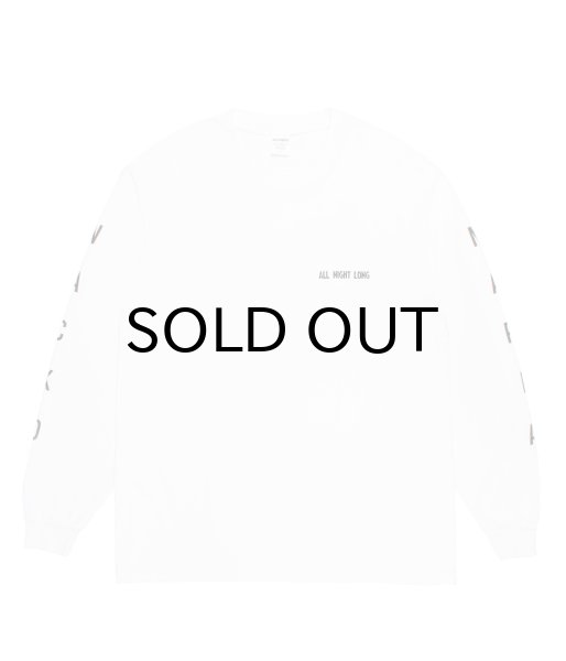 画像1: WACKO MARIA (WASHED HEAVY WEIGHT CREW NECK LONG SLEEVE T-SHIRT TYPE-2) WHITE (1)