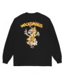 画像1: WACKO MARIA (TIM LEHI / WASHED HEAVY WEIGHT CREW NECK LONG SLEEVE T-SHIRT TYPE-1) BLACK (1)