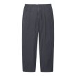 画像1: C.E (WASHED COTTON ONE TUCK PANTS) CHARCOAL (1)