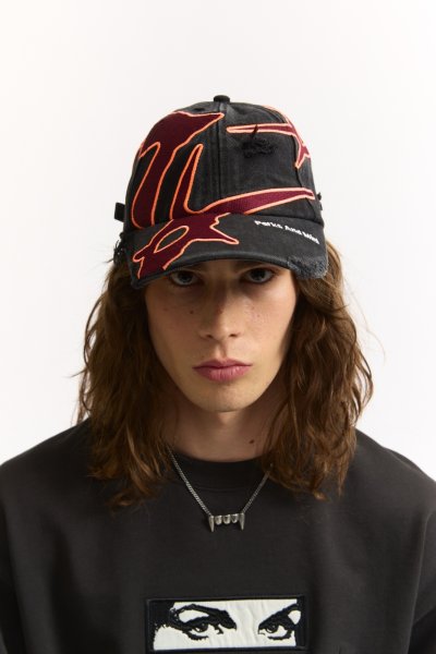 画像1: P.A.M. (SEVEN EIGHTHS BASEBALL CAP) BLACK (1)