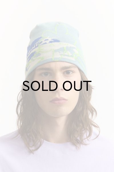 画像1: P.A.M. (BRICK BY BRICK BEANIE) DUCK EGG (1)