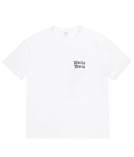 画像1: WACKO MARIA (WASHED HEAVY WEIGHT CREW NECK T-SHIRT TYPE-2) WHITE (1)