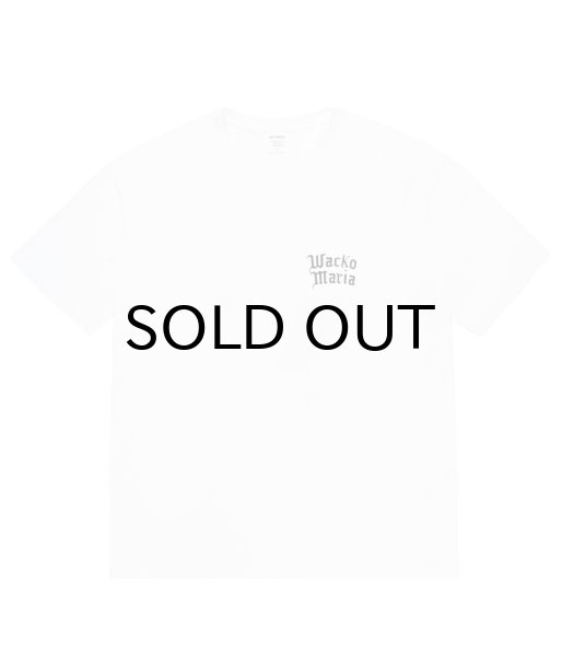 画像1: WACKO MARIA (WASHED HEAVY WEIGHT CREW NECK T-SHIRT TYPE-2) WHITE (1)
