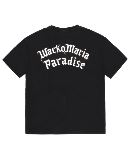 画像2: WACKO MARIA (WASHED HEAVY WEIGHT CREW NECK T-SHIRT TYPE-2) BLACK (2)