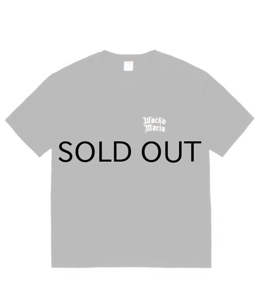 画像1: WACKO MARIA (WASHED HEAVY WEIGHT CREW NECK T-SHIRT TYPE-2) BLACK (1)
