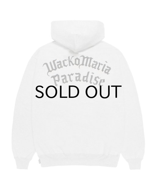 画像2: WACKO MARIA (HEAVY WEIGHT FULL ZIP HOODED SWEAT SHIRT) GRAY (2)