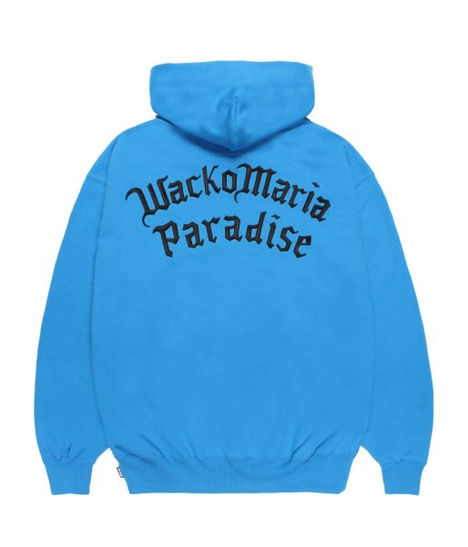 画像1: WACKO MARIA (HEAVY WEIGHT PULLOVER HOODED SWEAT SHIRT) BLUE (1)