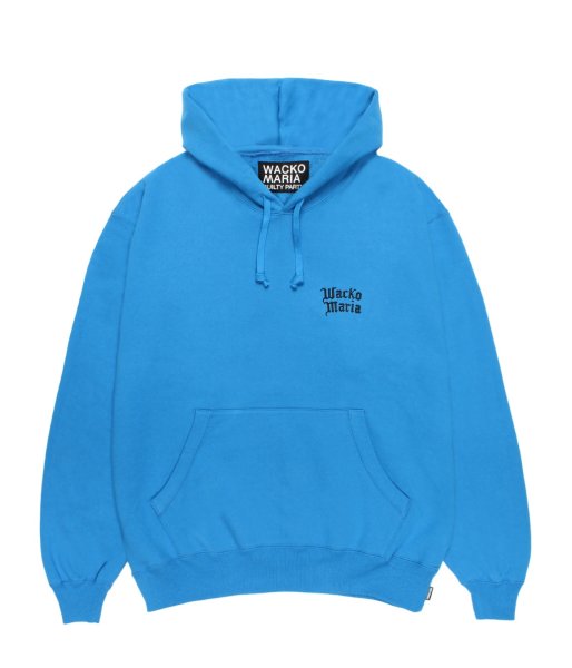 画像2: WACKO MARIA (HEAVY WEIGHT PULLOVER HOODED SWEAT SHIRT) BLUE (2)