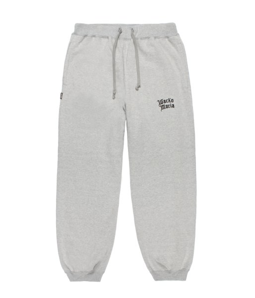 画像1: WACKO MARIA (HEAVY WEIGHT SWEAT PANTS) GRAY (1)