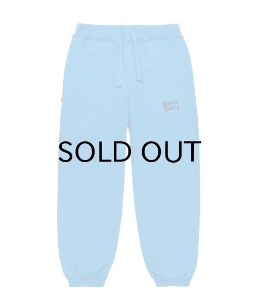 画像1: WACKO MARIA (HEAVY WEIGHT SWEAT PANTS) BLUE (1)