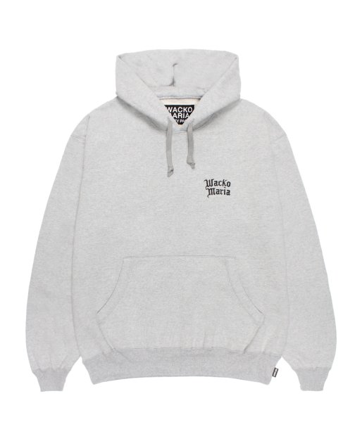 画像2: WACKO MARIA (HEAVY WEIGHT PULLOVER HOODED SWEAT SHIRT) GRAY (2)