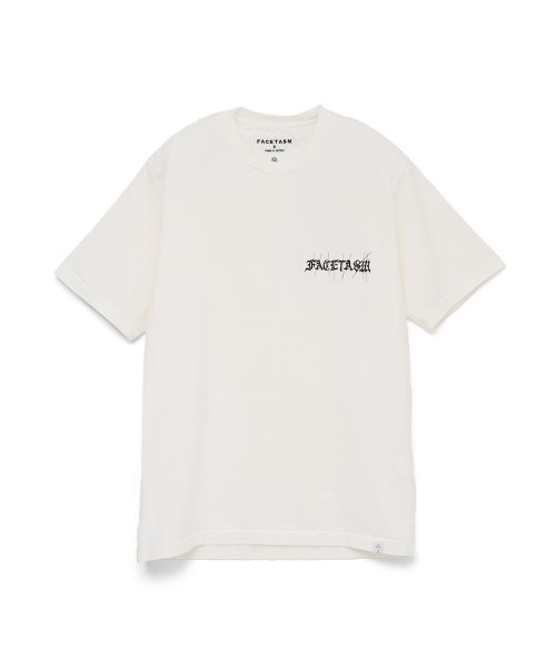 画像1: FACETASM (EMBROIDERY BASIC TEE) WHITE (1)