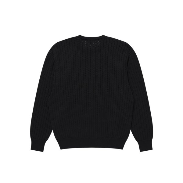 画像2: BLACK EYE PATCH (PRET-A-PORTER KNIT CREW SWEATER) BLACK (2)