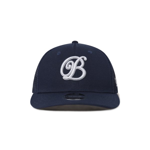 画像1: BLACK EYE PATCH (B EMBLEM NEW ERA MESH CAP) NAVY (1)