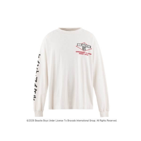 画像1: SAINT Mxxxxxx (BTB_LS T-SHIRT_BEASTIEBOYS) WHITE (1)