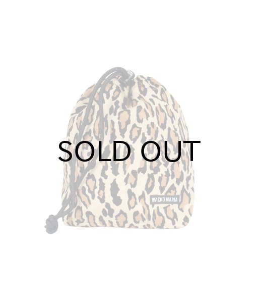 画像1: WACKO MARIA (LEOPARD POUCH TYPE-2) BEIGE (1)