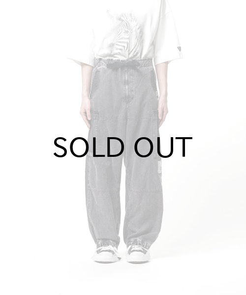画像1: Maison MIHARA YASUHIRO (Cotton Satin Cargo Pants) BLACK (1)
