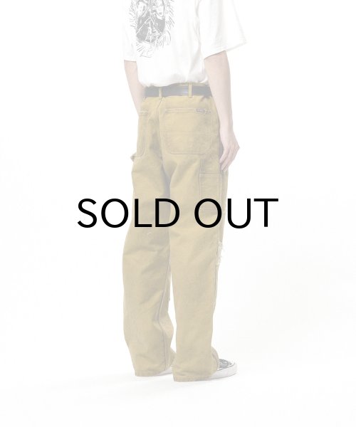 画像2: KAMIYA (BORO Duck Painter Pants) YELLOW (2)