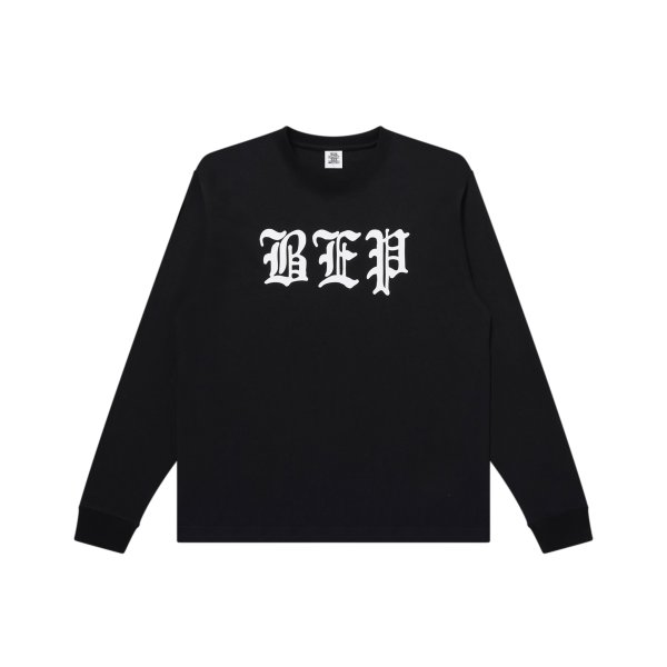 画像1: BLACK EYE PATCH (3 LETTER OE L/S TEE) BLACK (1)