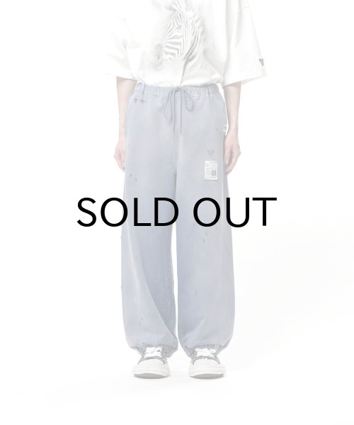 画像1: Maison MIHARA YASUHIRO (Sun Faded Like Sweat Pants) NAVY (1)