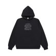 画像1: BLACK EYE PATCH (DAMAGED OG LABEL HOODIE) BLACK (1)