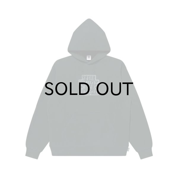 画像1: BLACK EYE PATCH (DAMAGED OG LABEL HOODIE) GREEN (1)