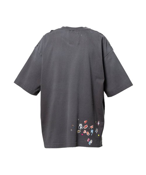 画像2: Maison MIHARA YASUHIRO (Kids Sticker Printed T-shirt) BLACK (2)