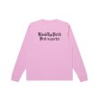画像2: BLACK EYE PATCH (3 LETTER OE L/S TEE) PINK (2)