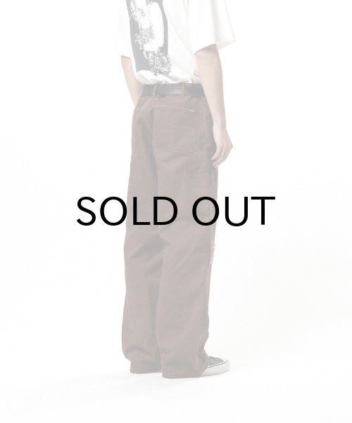 画像2: KAMIYA (BORO Duck Painter Pants) BROWN (2)