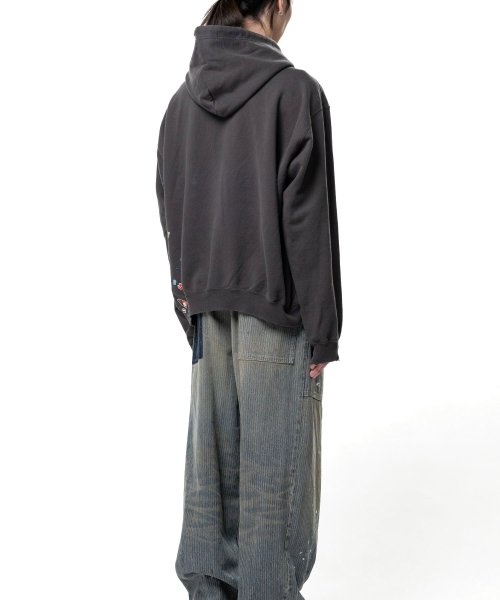 画像2: Maison MIHARA YASUHIRO (Kids Sticker Printed Hoodie) BLACK (2)