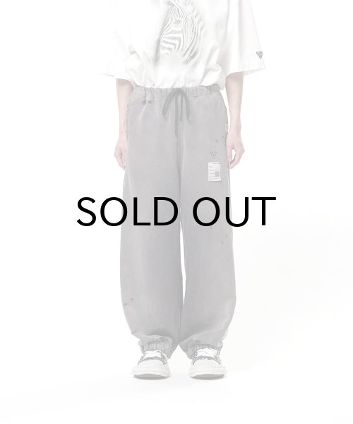 画像1: Maison MIHARA YASUHIRO (Sun Faded Like Sweat Pants) BLACK (1)