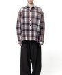 画像1: Maison MIHARA YASUHIRO (Vintage Like Check Shirt) BLACK (1)