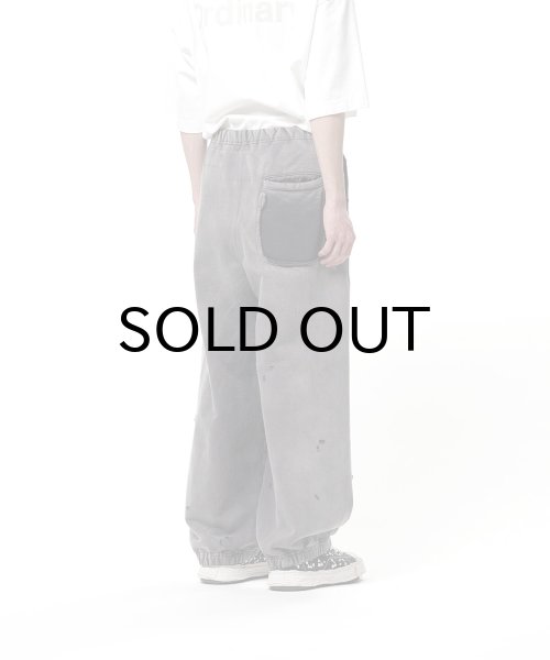画像2: Maison MIHARA YASUHIRO (Sun Faded Like Sweat Pants) BLACK (2)