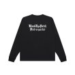 画像2: BLACK EYE PATCH (3 LETTER OE L/S TEE) BLACK (2)