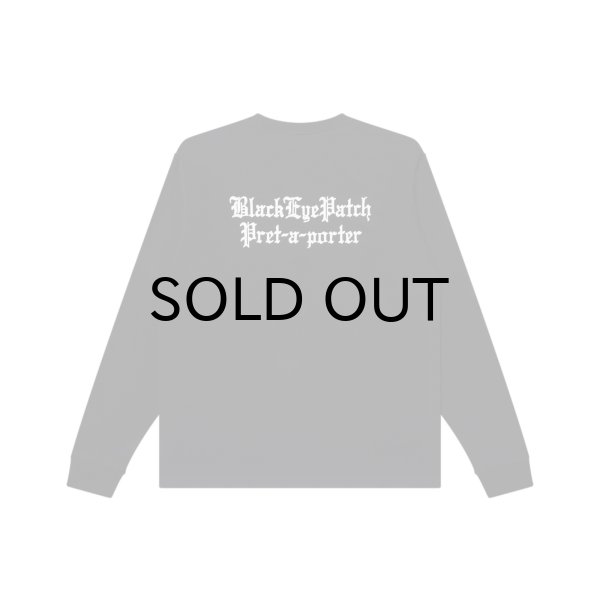 画像2: BLACK EYE PATCH (3 LETTER OE L/S TEE) BLACK (2)