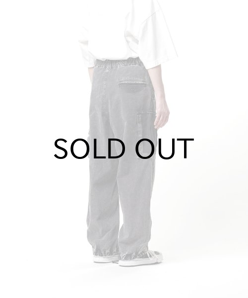 画像2: Maison MIHARA YASUHIRO (Cotton Satin Cargo Pants) BLACK (2)