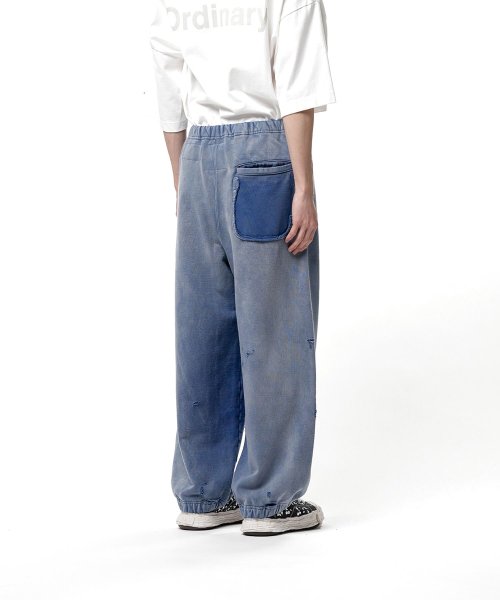 画像2: Maison MIHARA YASUHIRO (Sun Faded Like Sweat Pants) NAVY (2)