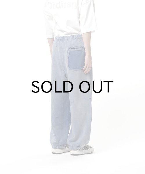 画像2: Maison MIHARA YASUHIRO (Sun Faded Like Sweat Pants) NAVY (2)